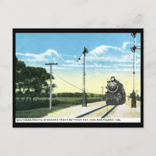 Postal Ferrocarril del Pacífico Sur, San José CA 1923 Vin