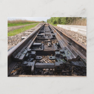 Postal Ferrocarril Desaparece En La Distancia