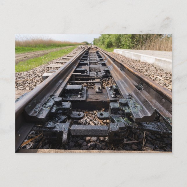 Postal Ferrocarril Desaparece En La Distancia (Anverso)