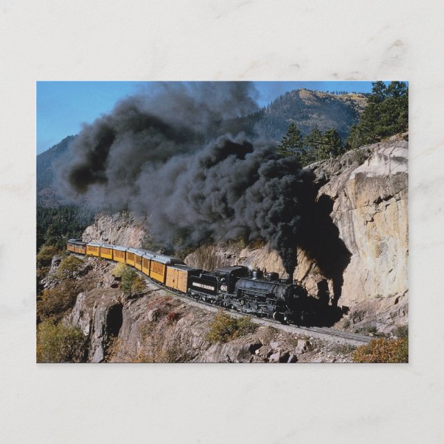Postal Ferrocarril Durango y Silverton, Nº 481, Bear Cree (Anverso)