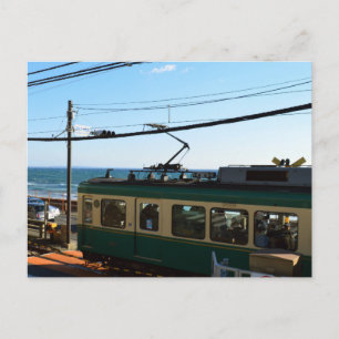 Postal Ferrocarril Eléctrico de Enoshima (Enoden): Japón