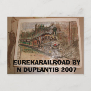 Postal Ferrocarril Eureka por Norman Duplants