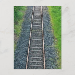 Postal Ferrocarril ferroviario en la naturaleza, paisaje