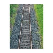 Ferrocarril ferroviario en la naturaleza, paisaje