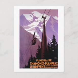 Postal Ferrocarril funicular a Brevent Mt.