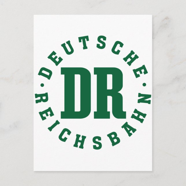 Postal Ferrocarril GDR/DDR - Rótulo Deutsche Reichsbahn (Anverso)