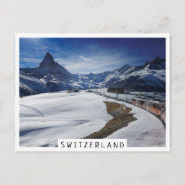 Postal Ferrocarril Gornergrat y Matterhorn en Zermatt