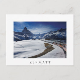 Postal Ferrocarril Gornergrat y Matterhorn en Zermatt
