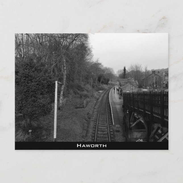 Postal Ferrocarril Haworth (Anverso)