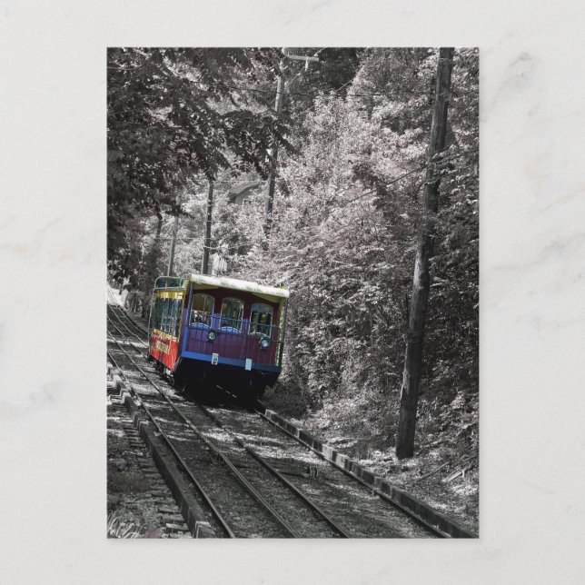 Postal Ferrocarril Incline (Anverso)