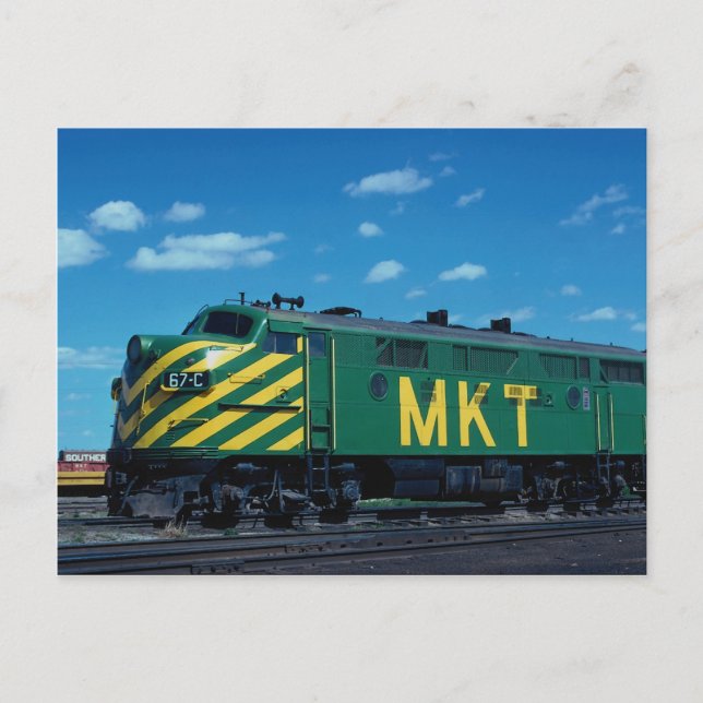 Postal Ferrocarril Missouri-Kansas-Texas EMD F-3a No. 67C (Anverso)