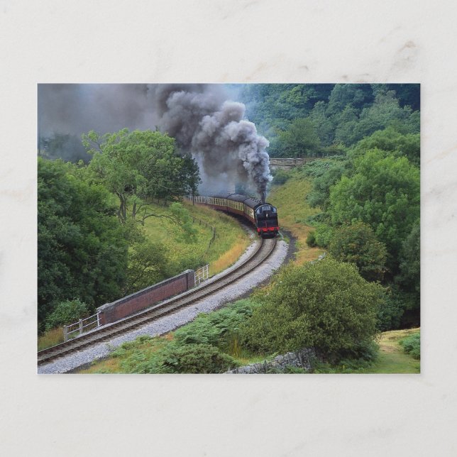 Postal Ferrocarril North Yorkshire Moors, Inglaterra (Anverso)