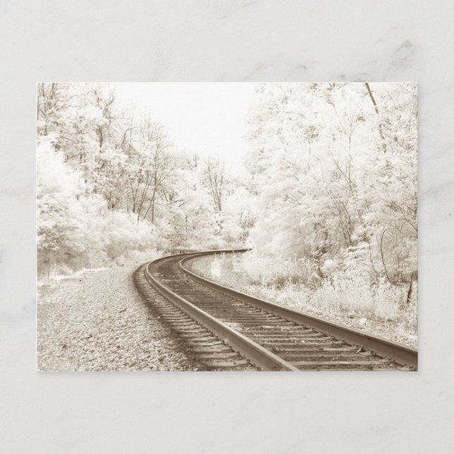 Postal Ferrocarriles por infrarrojos (Anverso)