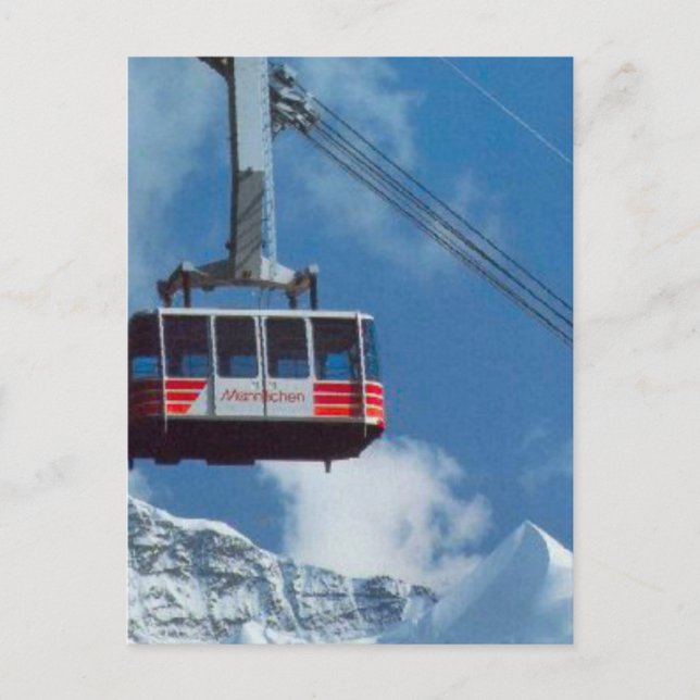 Postal Ferrocarriles suizos; Estación Hassliberg (Anverso)