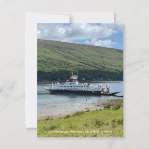 Postal Ferry CalFerry en Rubodach, Isla de Bute, Escocia