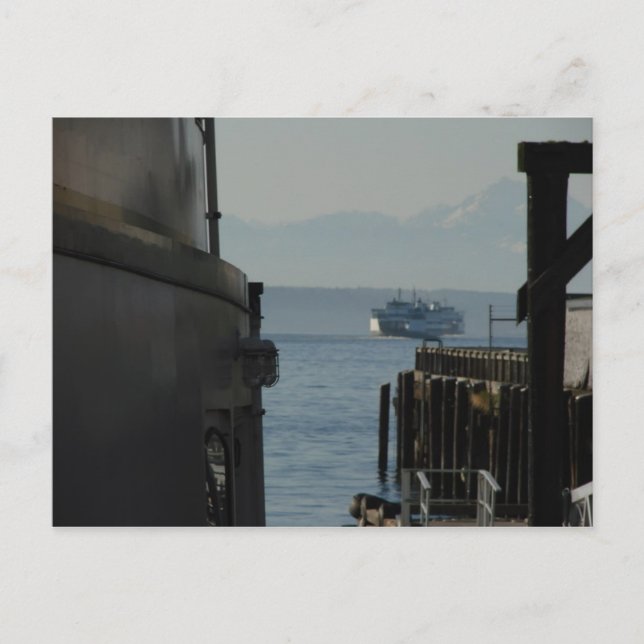Postal Ferry en el sonido de Puget (Anverso)