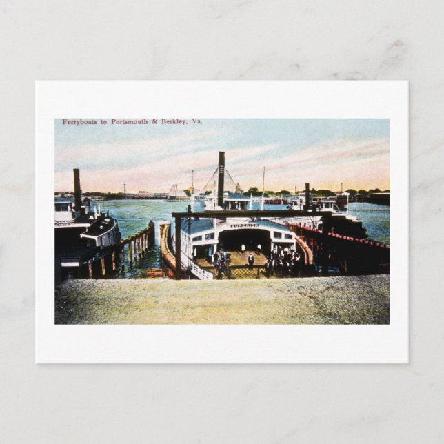 Postal Ferryboat a Portsmouth & Berkely, VA (Anverso)