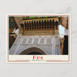 Postal Fes - Morocco Postcard