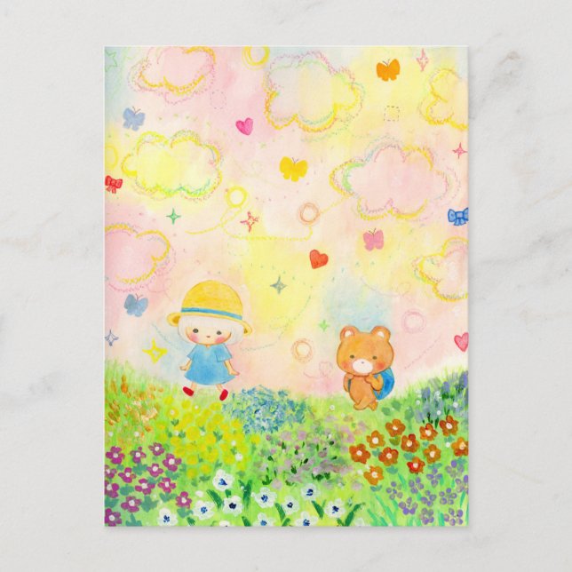 POSTAL FESTIVA どこかへ (Anverso)