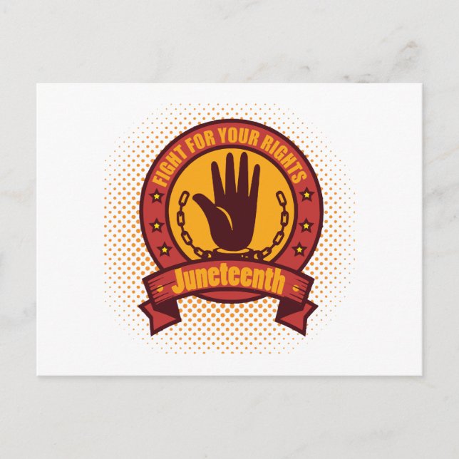 Postal Festiva 12 de junio lucha por sus derechos (Anverso)