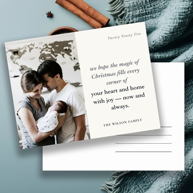 Postal Festiva 1 foto mínima Espíritu de Navidades blancos y negr (Subido por el creador)