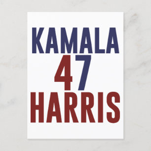 Postal Festiva 2024 Kamala Harris Señora Presidenta USA Votación