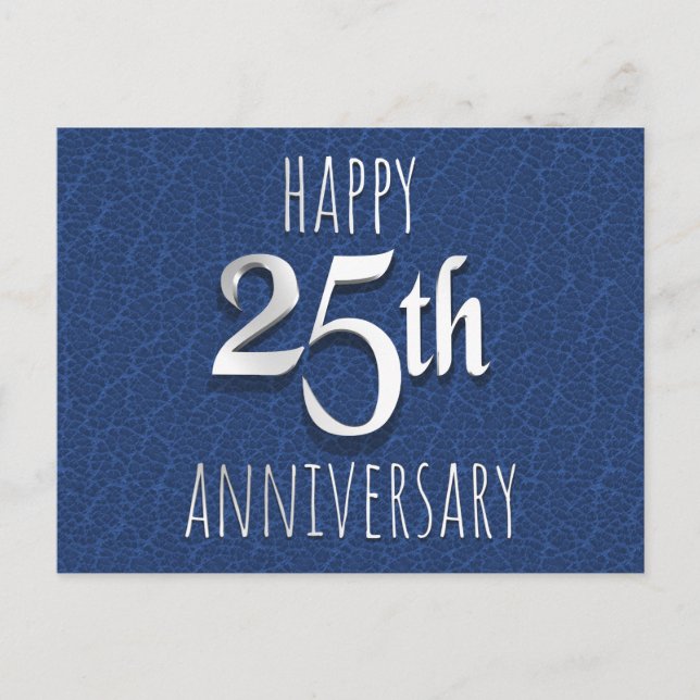 Postal Festiva 25.º aniversario (Anverso)