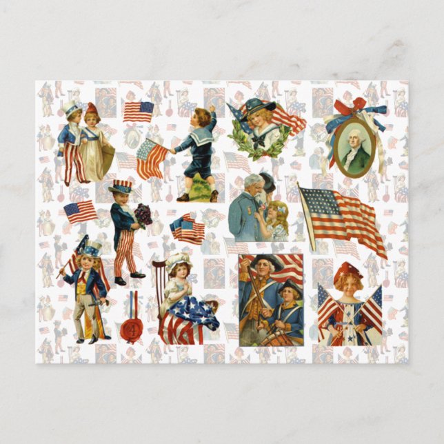Postal Festiva 4 de julio (Anverso)