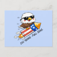 4 de julio, 250 años águila en petardo