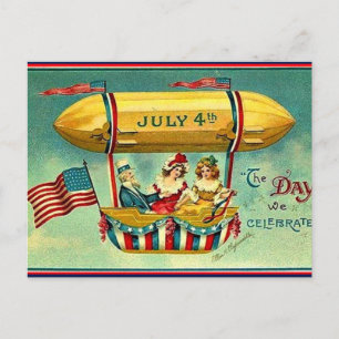 Postal Festiva 4 de julio - El día que celebramos