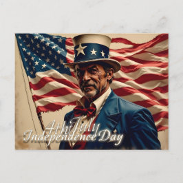 Postal Festiva 4 de julio - Espíritu de independencia