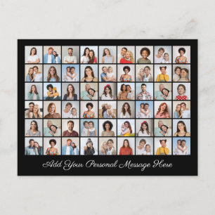 Postal Festiva 54 Collage de fotos Añadir su propio saludo