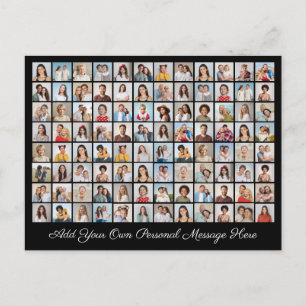 Postal Festiva 96 Collage de fotos Añadir tu propio saludo