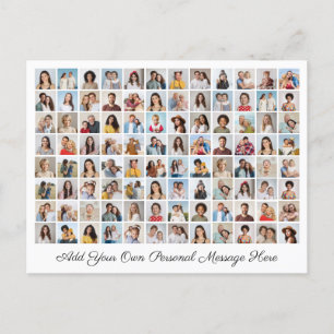 Postal Festiva 96 Collage de fotos Añadir tu propio saludo