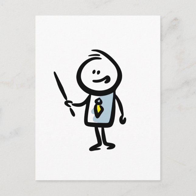 Postal Festiva A mi profesor (Anverso)