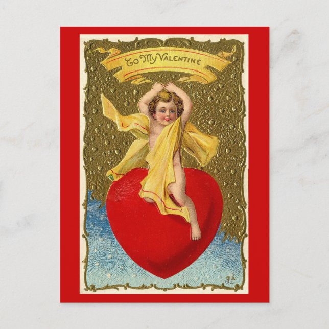 Postal Festiva A mi San Valentín - Postcard (Anverso)