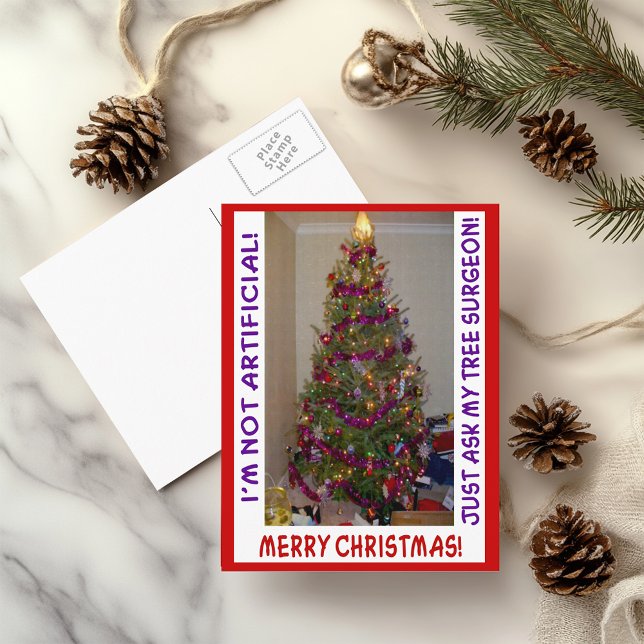 Postal Festiva A Real Christmas Tree (A Real Christmas Tree Holiday Postcard)