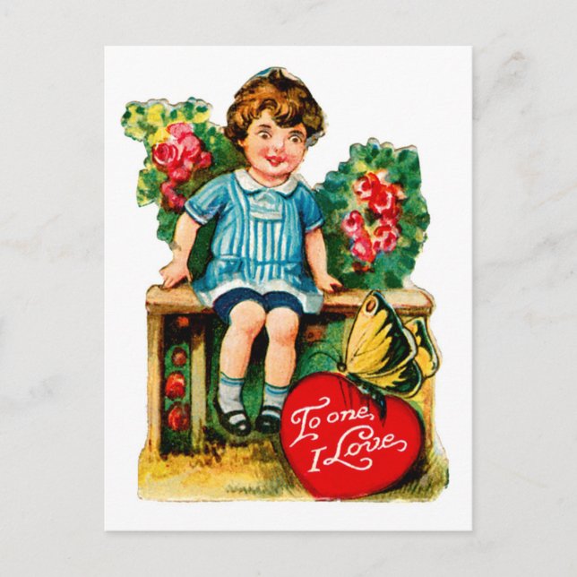 Postal Festiva A uno que amo (Anverso)