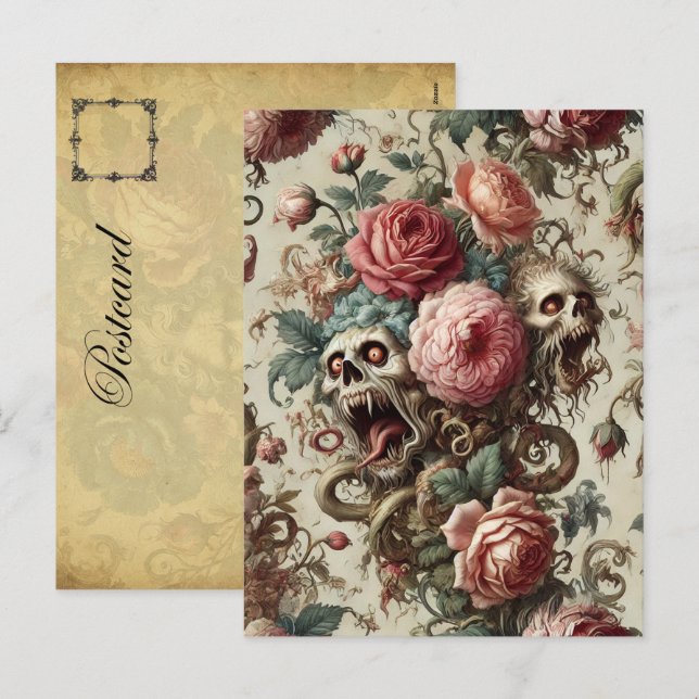 Postal Festiva Aberración barroca - Victoria gótica (Anverso / Reverso)