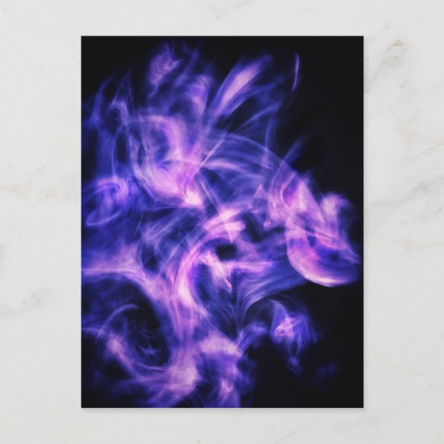 Postal Festiva Abrazo de plasma (Anverso)