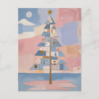 Postal Festiva Abstract Christmas Geometry