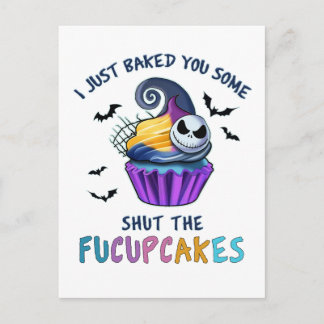 Postal Festiva Acabo de Hornear Algunos Shut The Fucupcakes Diver