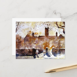 Postal Festiva acuarela de Akwarelka