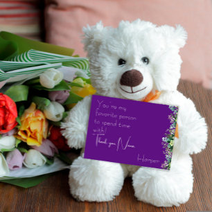 Postal Festiva Acuarela floral Día de la Madre Abuela