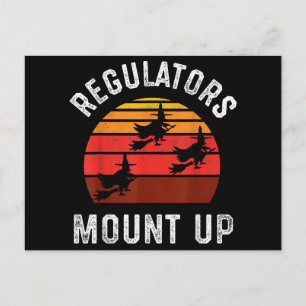 Postal Festiva Acumulación de reguladores, divertida bruja de Hal