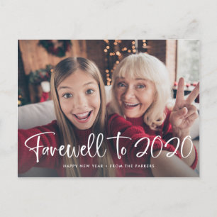 Postal Festiva Adiós a 2020   Foto Feliz Año Nuevo 2021