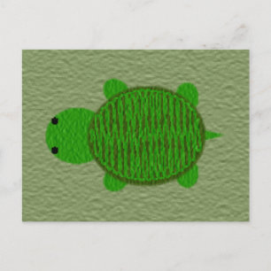 Postal Festiva Adorable Yarn Textured Turte