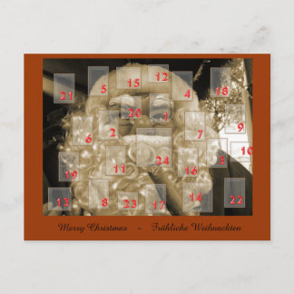 Postal Festiva adventskalender mit nikolaus