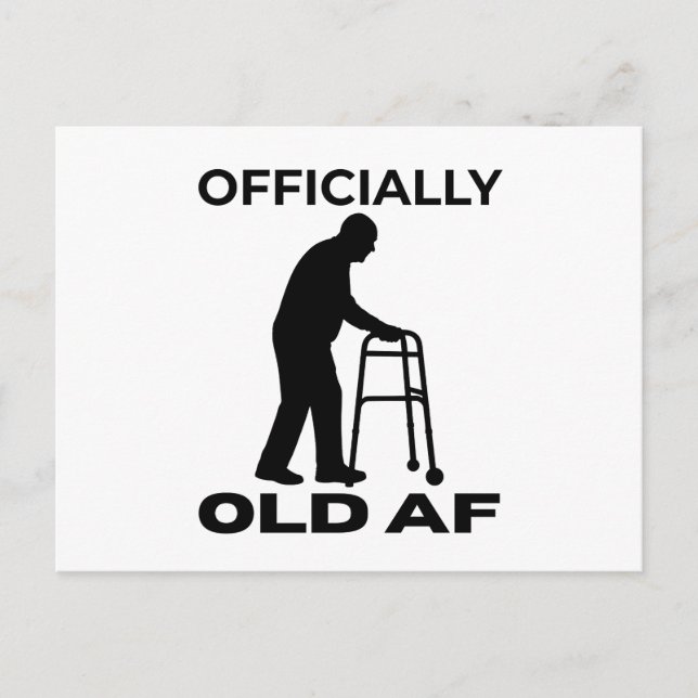 Postal Festiva AF Oficialmente Antiguo (Anverso)