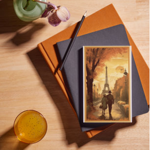 Postal Festiva Afiche de viajes, Romance en el personalizable de 